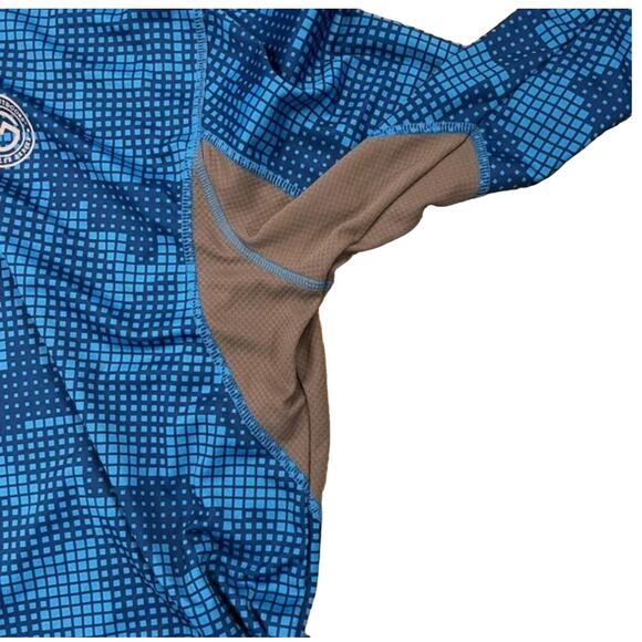 Magellan Outdoors Mag Chill Blue Camo Fish Gear Semi Fitted Shirt - SIZE LARGE - Picture 6 of 9